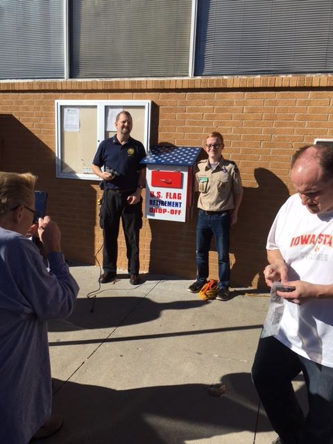 Eagle Scout Flag Drop Box Project